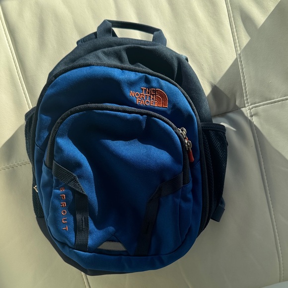 The North Face Kids Mini Sprout  Backpack - bright cobalt blue/tibetan orange - Picture 1 of 5
